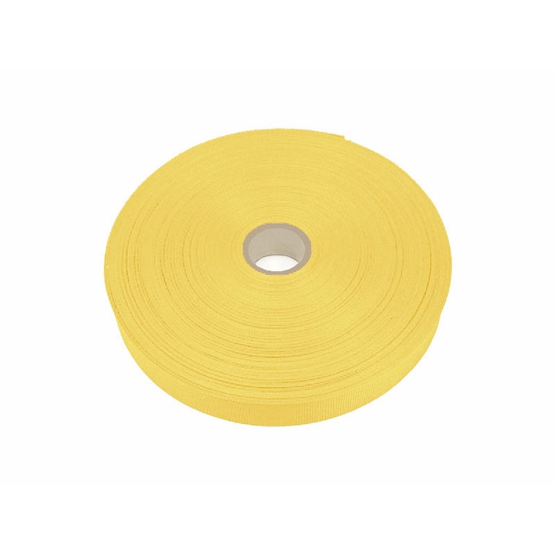 Taśma lamówka rypsowa  20 mm / 0,40 mm żółta (124)