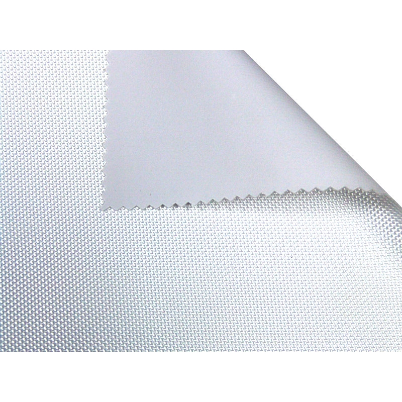 Tkanina poliestrowa 1680d PVC-F double (501) biała
