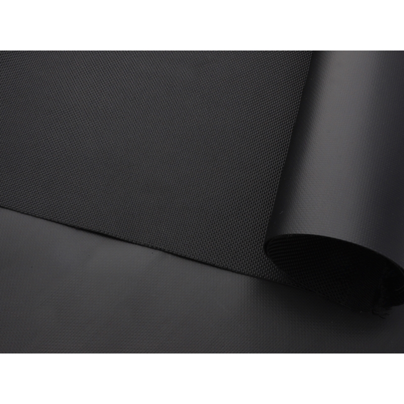 POLYESTER FABRIC 1680D PVC-F COVERED DOUBLE BLACK  580 150  CM
