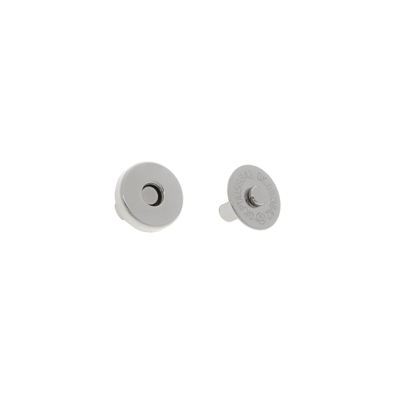 Magnetic button round 14/14 mm nickel 200 pcs