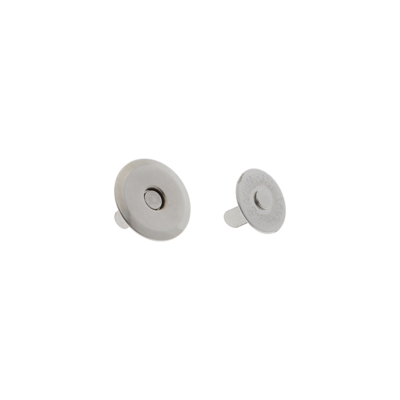 Magnetic button round 14/18 mm nickel 200 pcs
