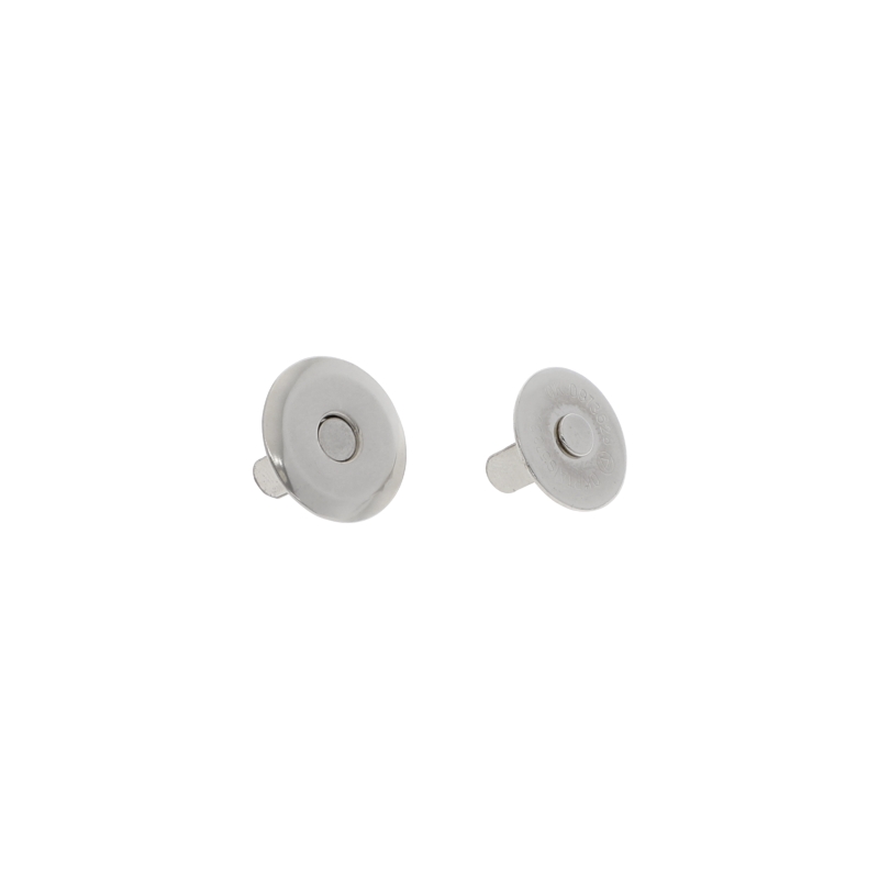Magnetic button round 14/16 mm nickel 200 pcs