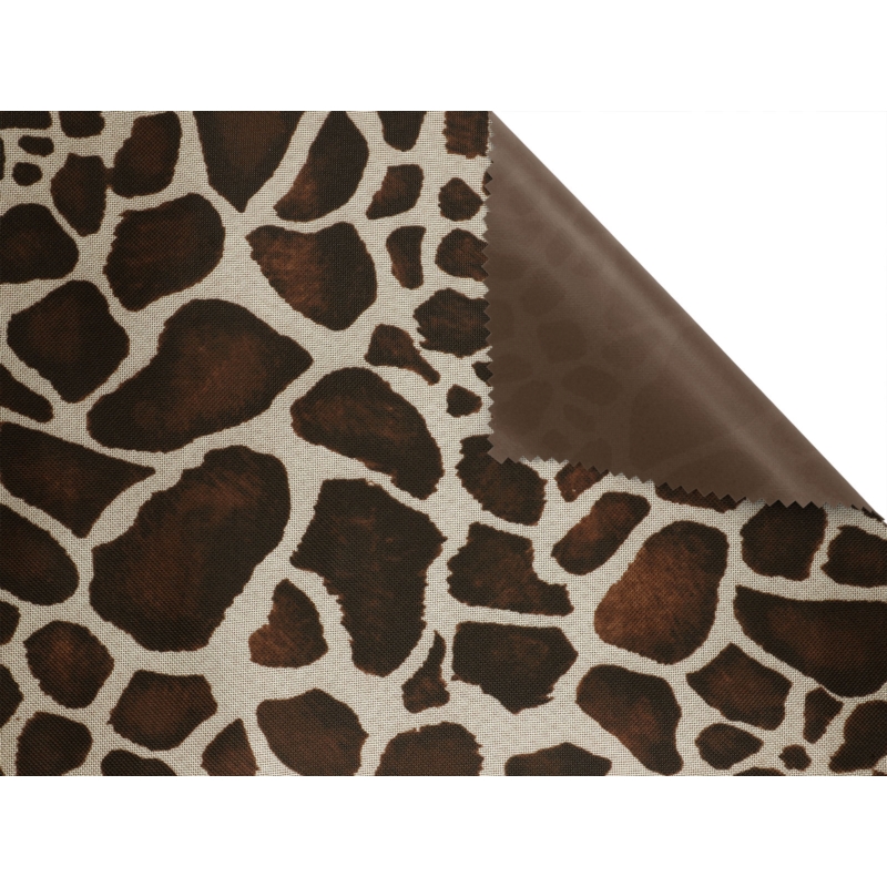 Kodura tkanina poliestrowa premium 600D*300D PVCF wzór 22 żyrafa