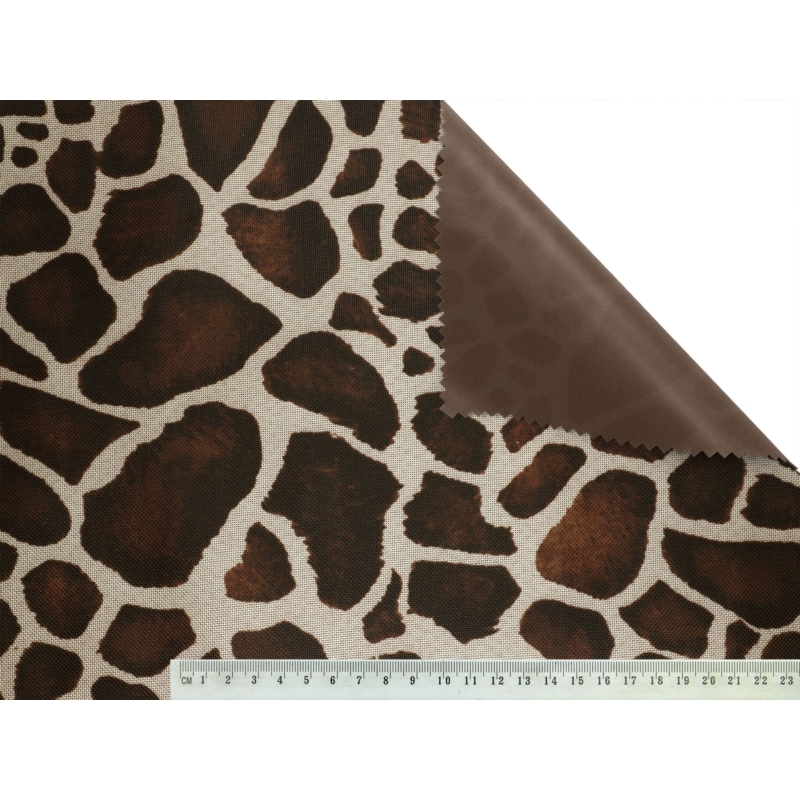 Kodura tkanina poliestrowa premium 600D*300D PVCF wzór 22 żyrafa