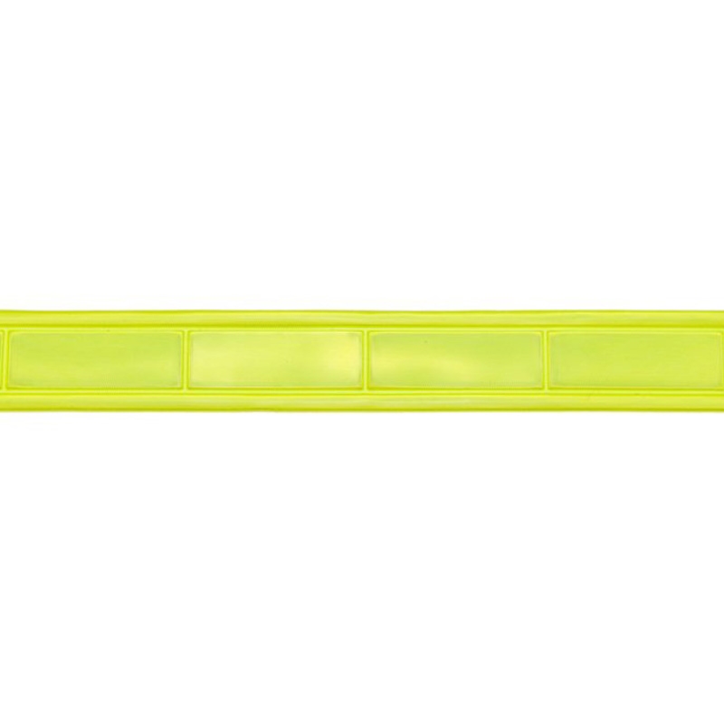 Reflective webbing tape 15 mm yellow 50 mb