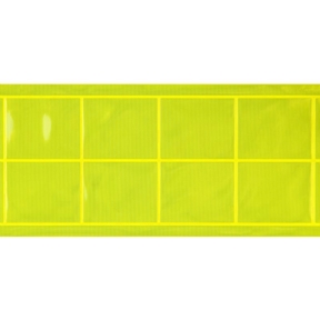 Taśma odblaskowa pryzmatyczna 50 mm żółta