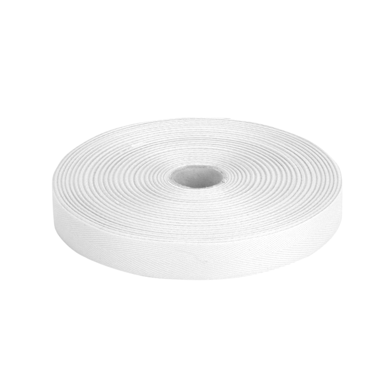 Baumwollköperband 10 mm/0,35 mm Weiß (501)