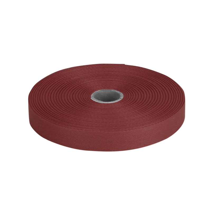 Cotton Twill Tape 25 mm/0,35 mm maroon (236)