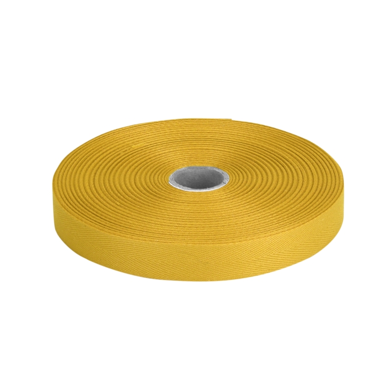 Cotton Twill Tape 10 mm/0,35 mm yellow (178)