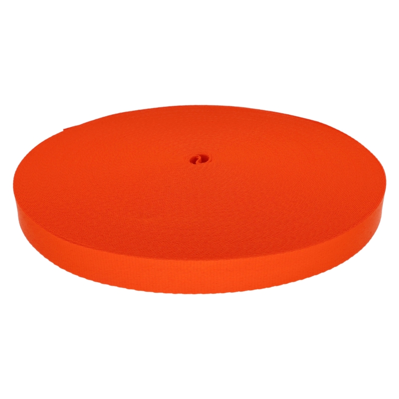 Lanyard tape 20 mm orange 523 pes 50 mb