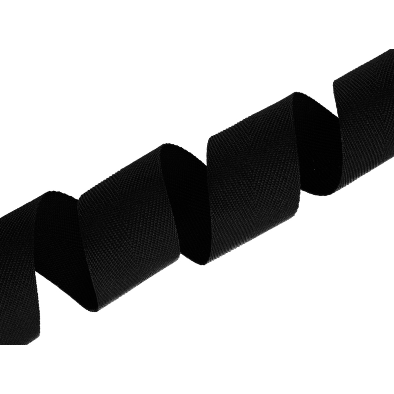 Herringbone twill tape 30 mm/0,8 mm black (580)