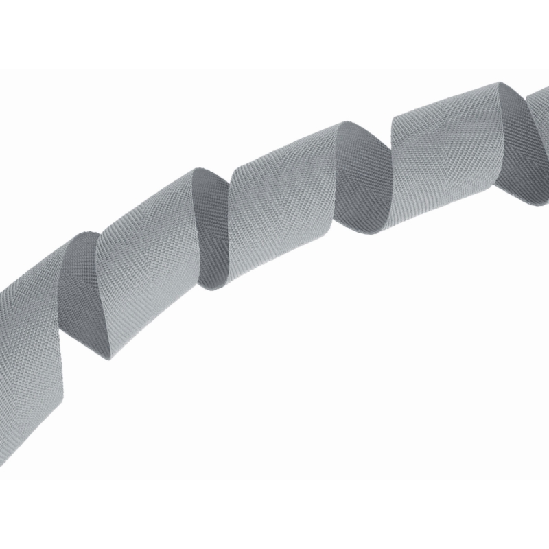 Herringbone twill tape 30 mm/0,8 mm grey (135)