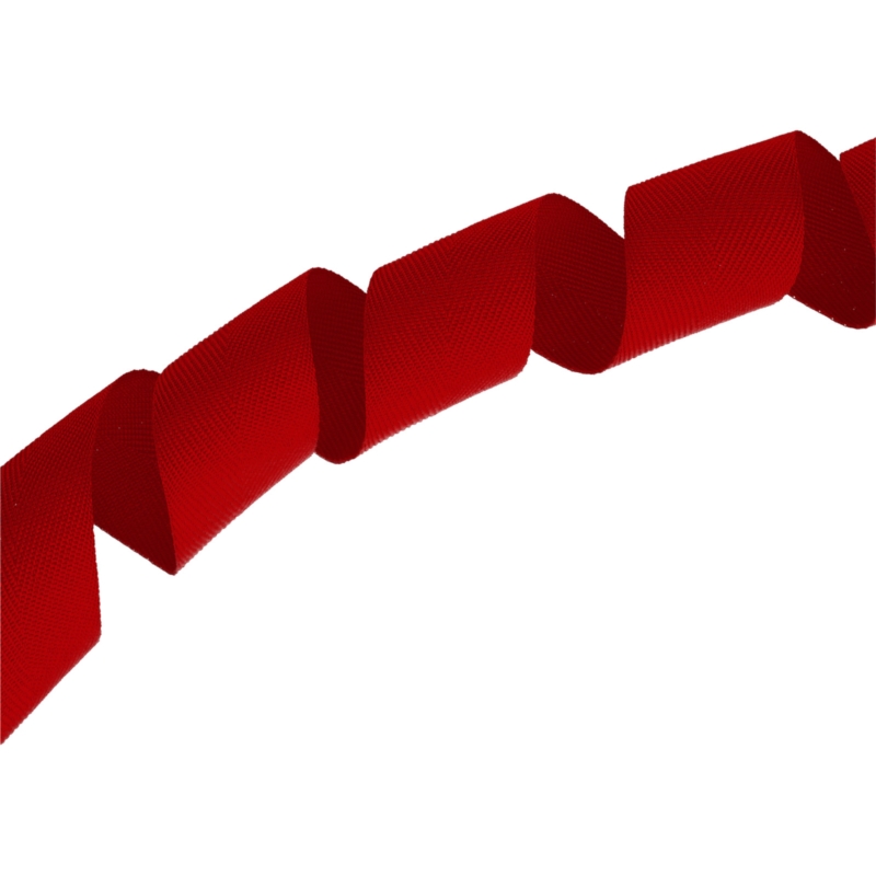 Herringbone twill tape 30 mm/0,8 mm red (620)