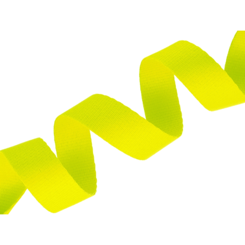 Taśma smyczowa poliestrowa 15 mm/1,1 mm żółty neon (1003)