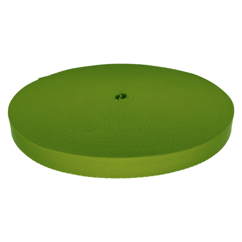 Lanyard tape 20 mm green 081 pes 50 mb