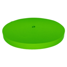 Taśma smyczowa poliestrowa 20 mm/0,9 mm jaskrawa zieleń (684)