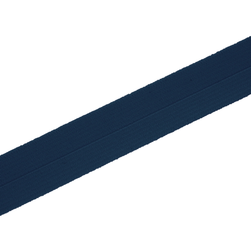 Folded binding tape 23 mm navy blue