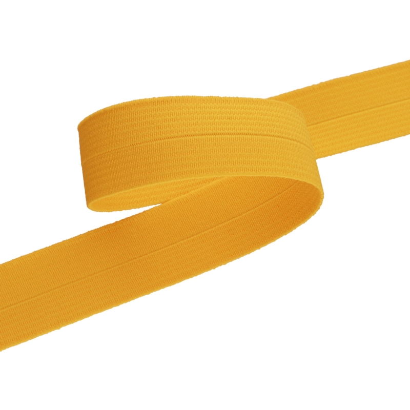 Folded binding tape 23 mm yellow