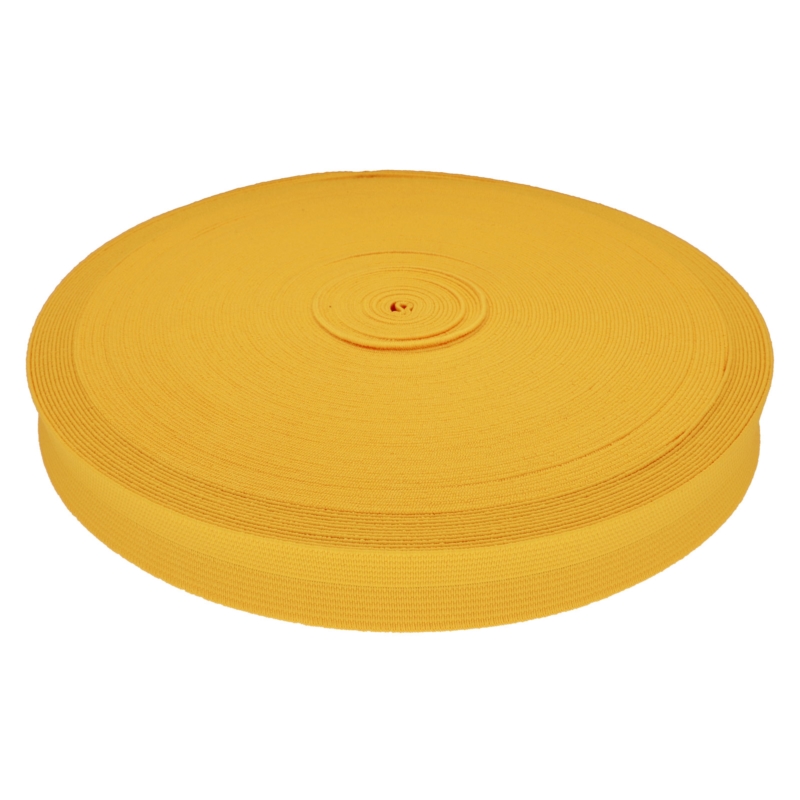 Vázací páska skládaná 23 mm žlutá