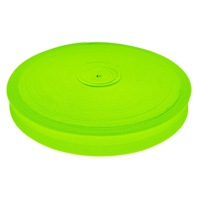 Gefaltetes Einfassband 23 mm grünes Neon