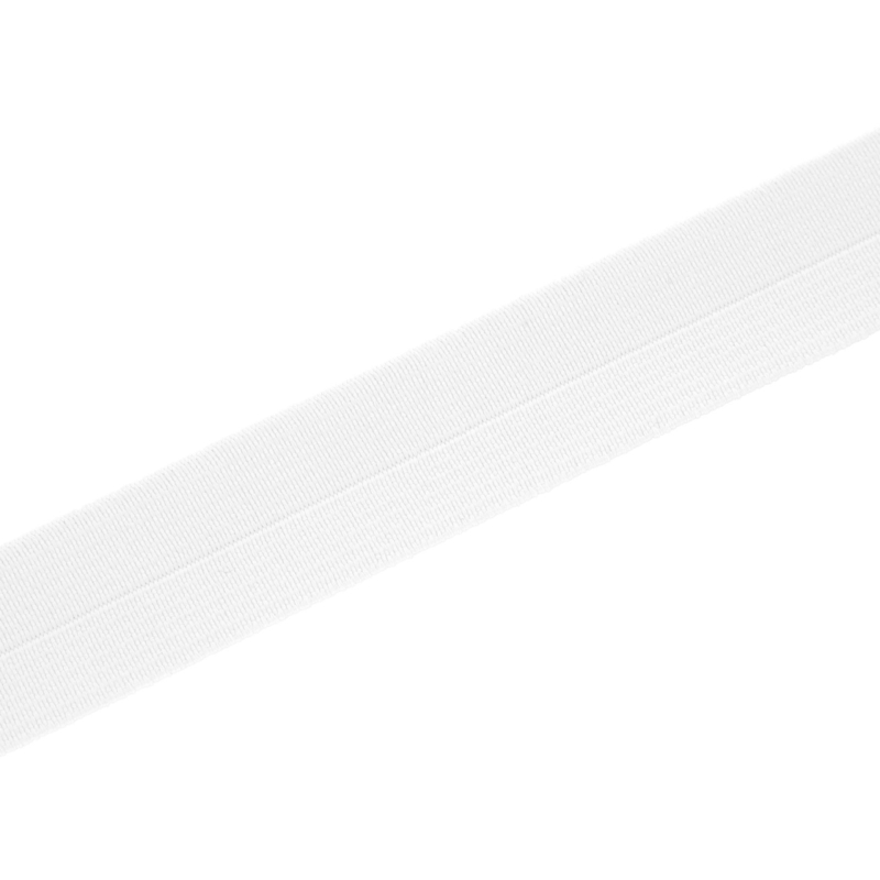 Gefaltetes Einfassband 23 mm Weiß