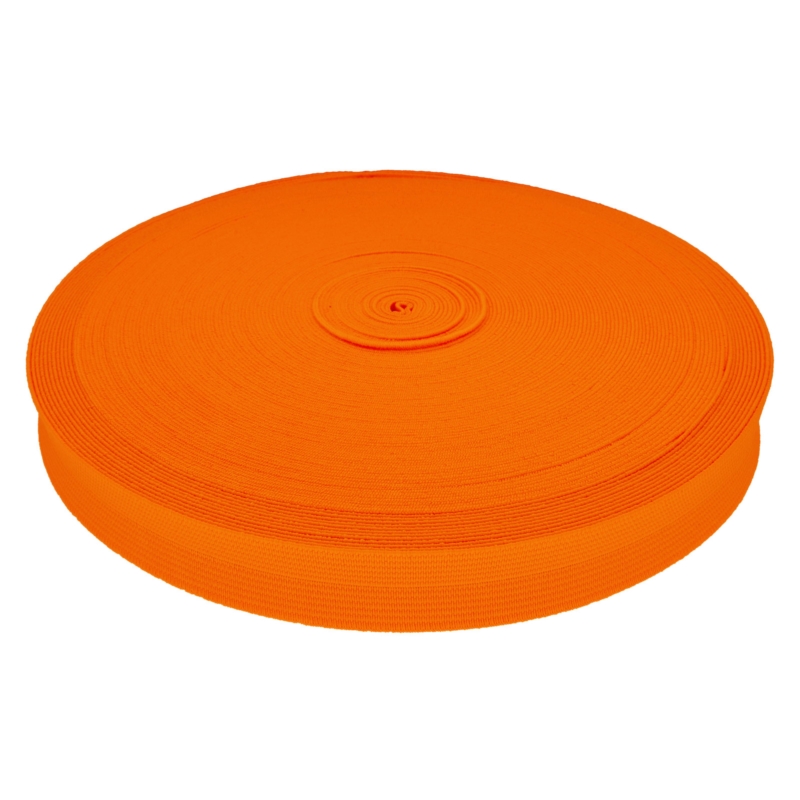 Folded binding tape 23 mm orange