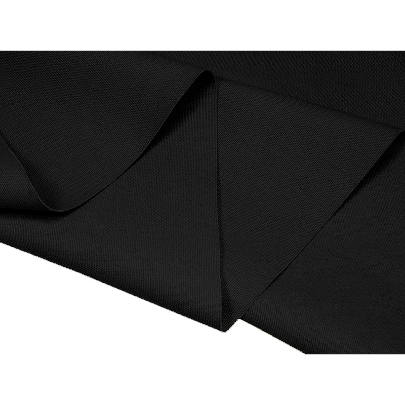 Bavlněná tkaniná canvas 360 g/m2 (580) černá 150 cm