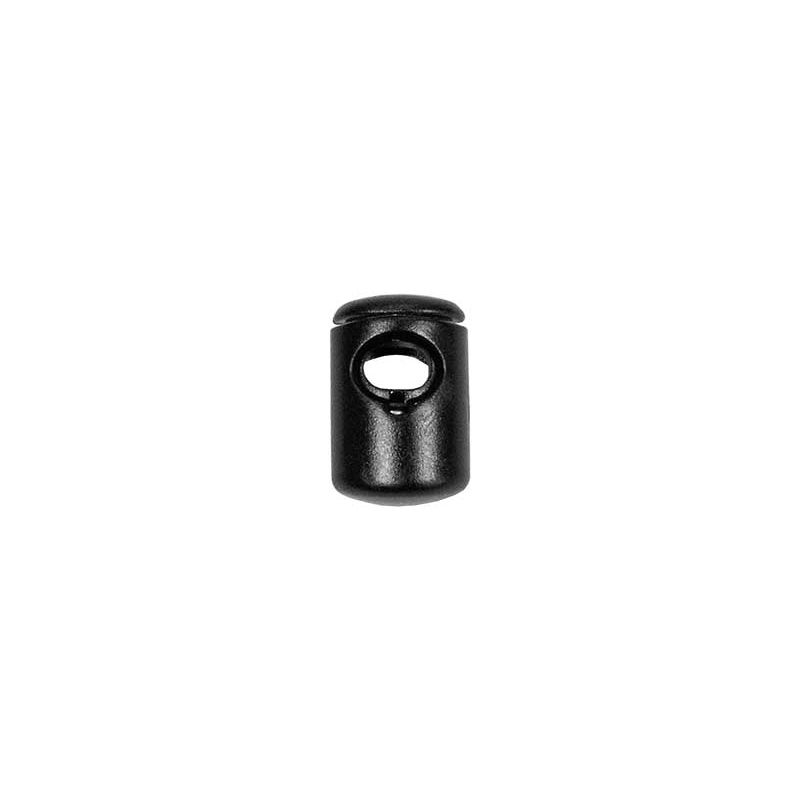 Plastic string stopper 4/5 mm (305-3005) single kornel černý 100 ks