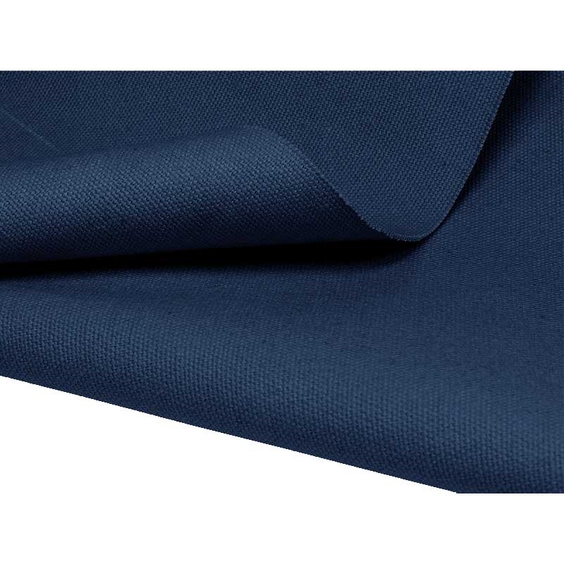 Cotton fabric canvas 400 g/m2 navy blue 165 cm 40  mb