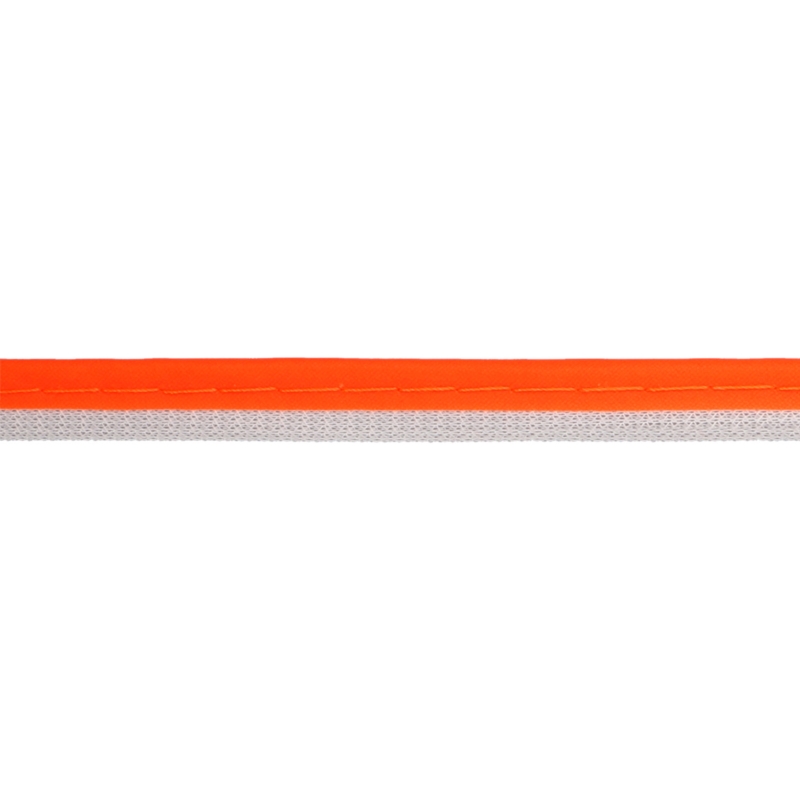 Reflective piping tape orange-white 100 mb