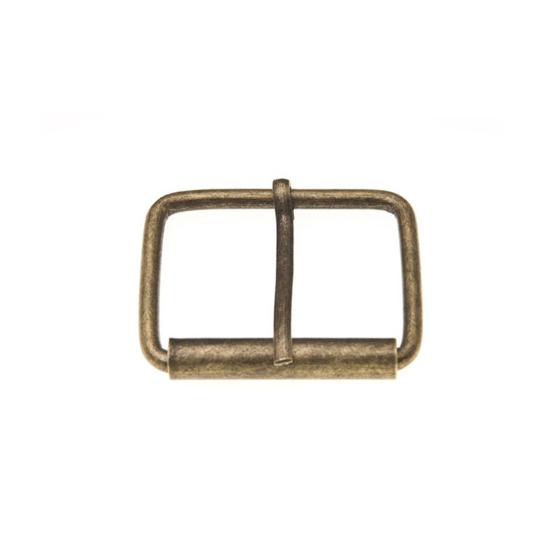 METAL ROLLER BUCKLE SINGLE 40/30/3,5 MM OLD GOLD  WIRE 200 PCS