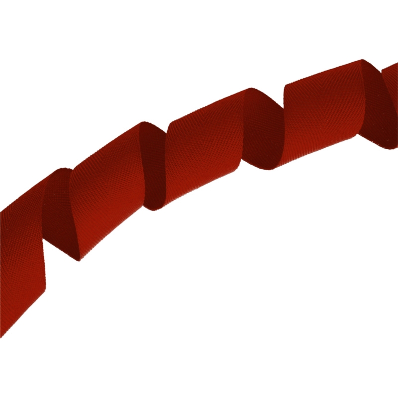 Herringbone twill tape 30 mm/0,8 mm brick-red (850)