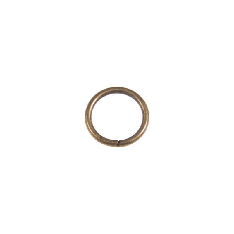 METAL RING 20/3 MM OLD  GOLD WIRE 100  PCS