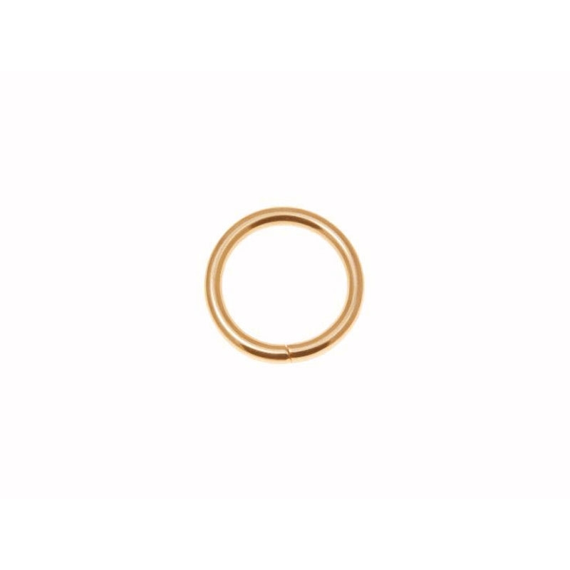 METAL  RING 20/3 MM   LIGHT GOLD WIRE 100  PCS