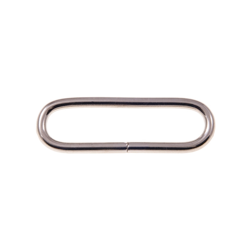 METAL RING (OVAL)   60/13/4,4 MM NICKEL WIRE 100 PCS