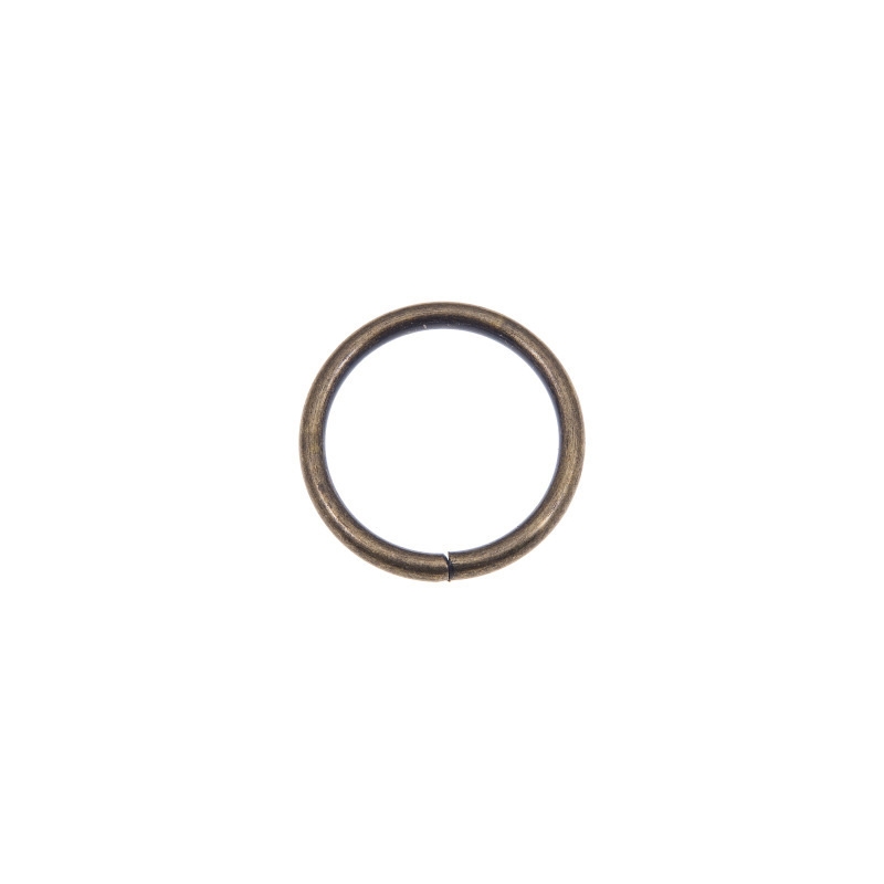 METAL RING 25/3 MM OLD   GOLD WIRE 100 PCS