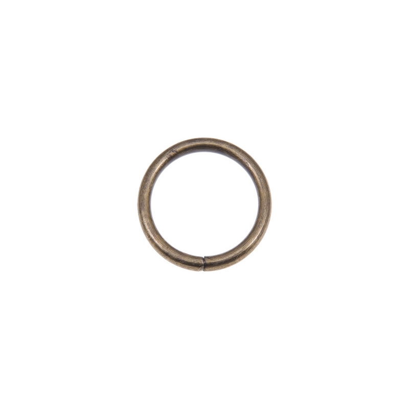 METAL RING 25/3,5 MM OLD GOLD WIRE 100   PCS