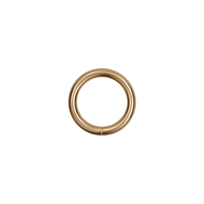 METAL RING 25/5 MM LIGHT GOLD WIRE 100 PCS