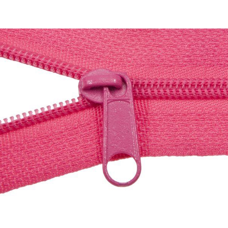 SLIDER FOR NYLON ZIPPER TAPES WITH  CORD 3 NON LOCK PINK 516 500 PCS