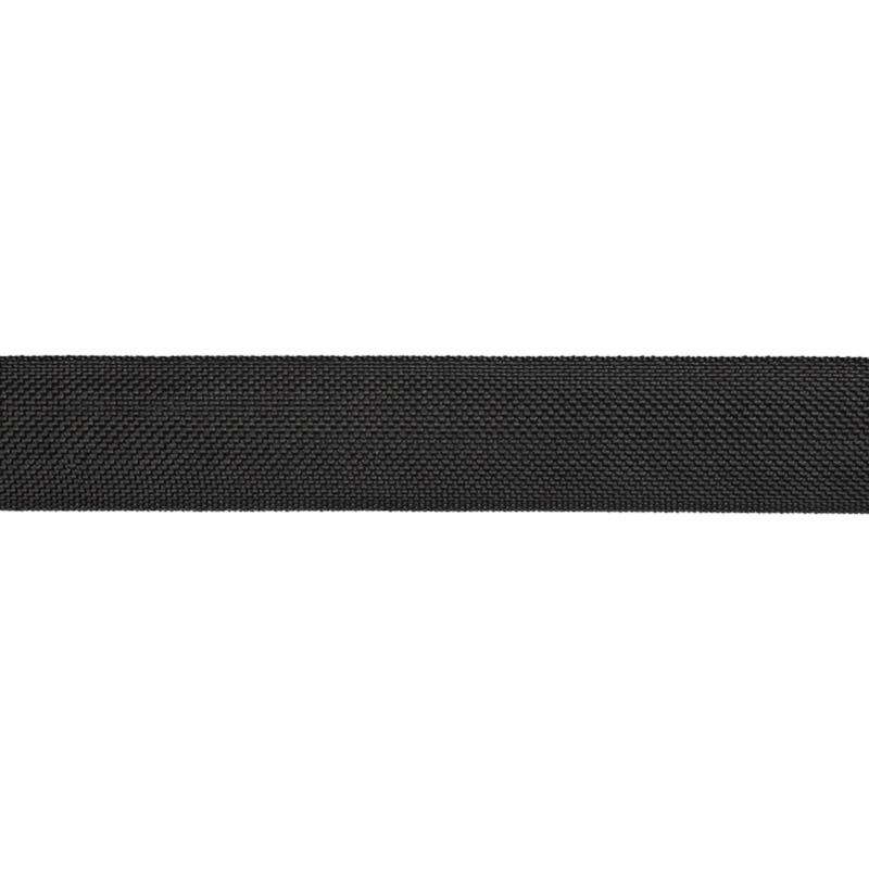 Polyester twill tape 25 mm black (580)