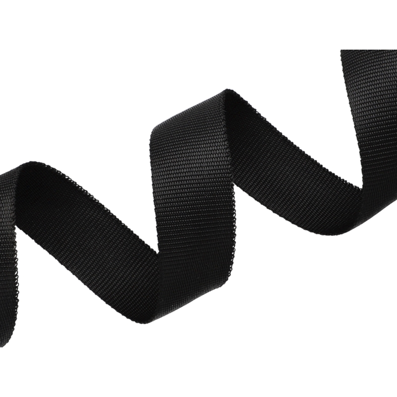 Polyesterová páska  Bask 25 mm černá (580)