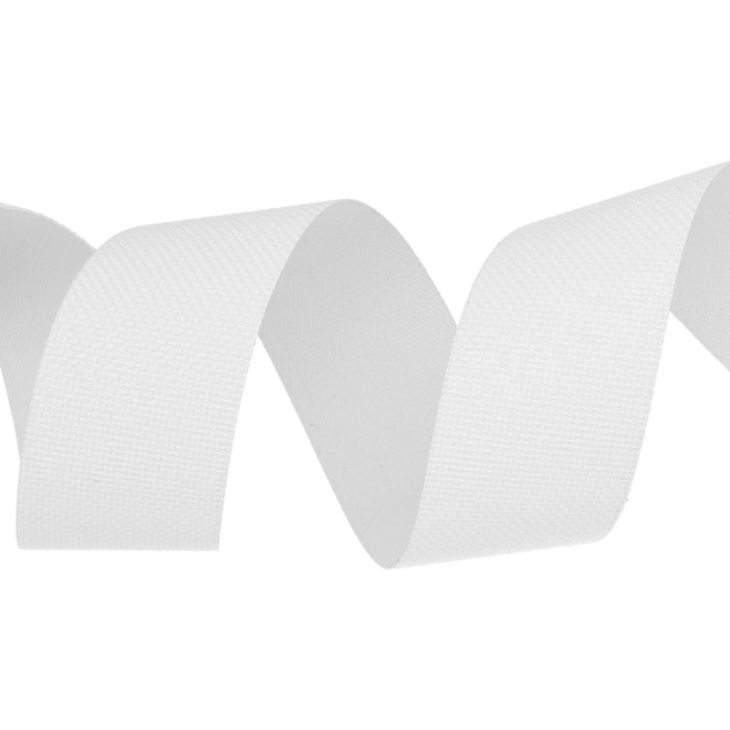 Polyester-Einfassband 25 mm Weiß  (501)