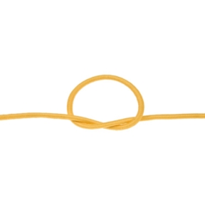 Gumosznurek  3 mm (506) żółty poliestrowy