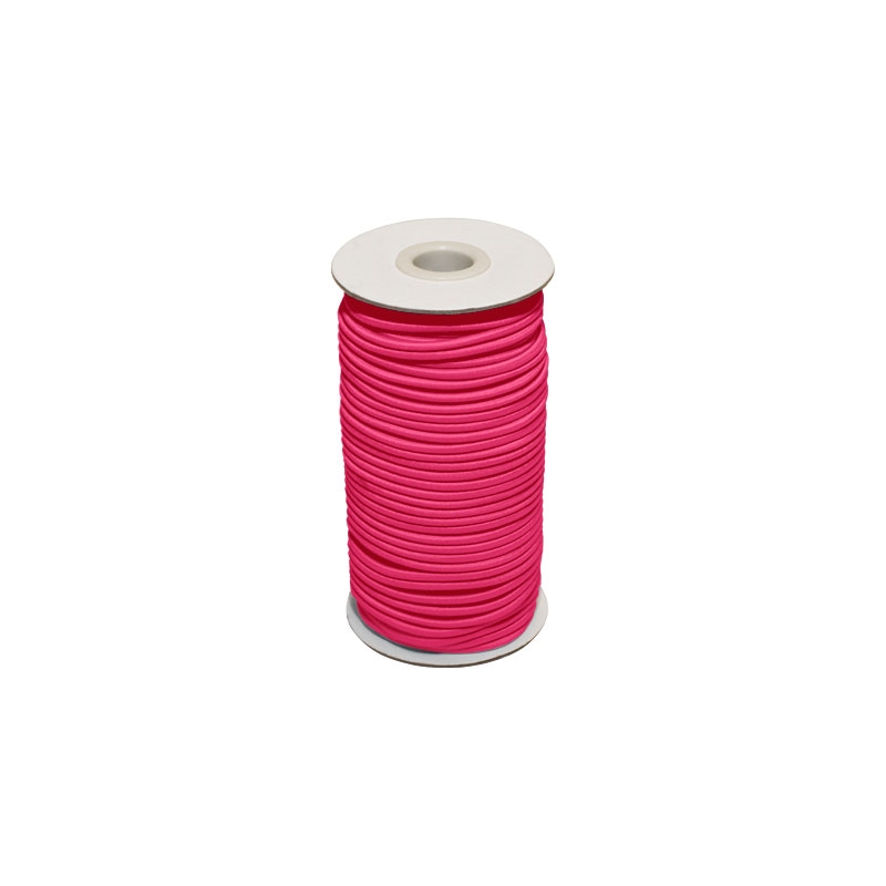 ELASTIC CORD 3 MM PINK 516 POLYESTER 50 MB
