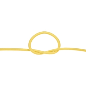 Gumosznurek  3 mm (504) żółty poliestrowy