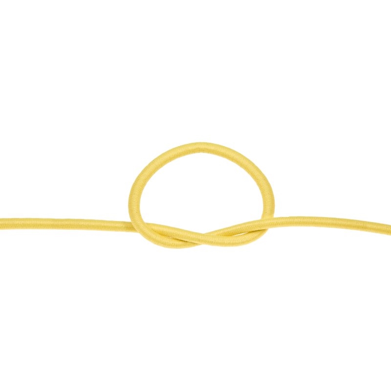 ELASTIC CORD 3 MM YELLOW 504 POLYESTER 50  MB