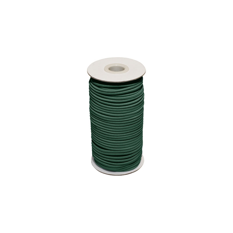 ELASTIC CORD 3 MM GREEN 878 POLYESTER 50 MB