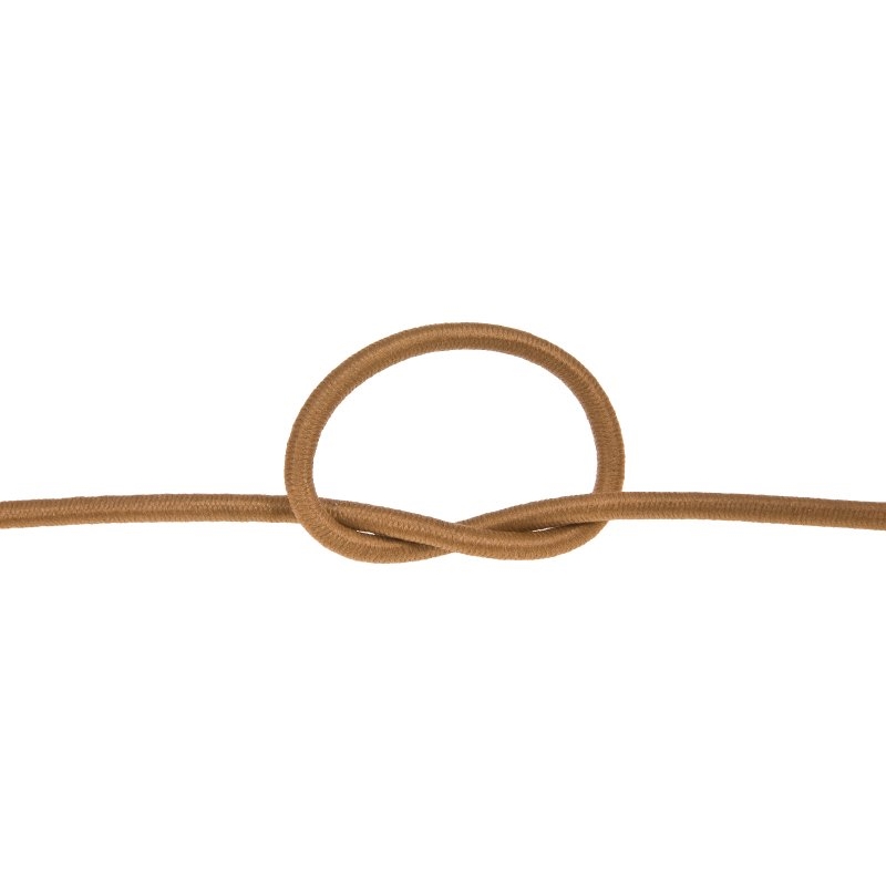ELASTIC CORD 3 MM LIGHT BROWN 508 POLYESTER 50   MB