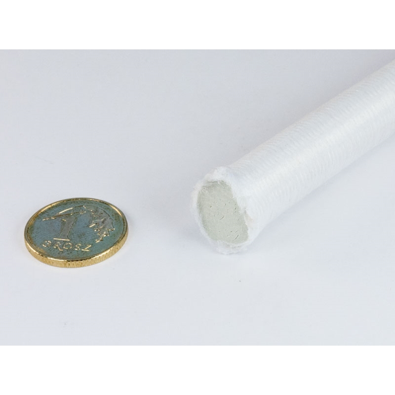 Gumosznurek 10 mm (501) biały poliestrowy