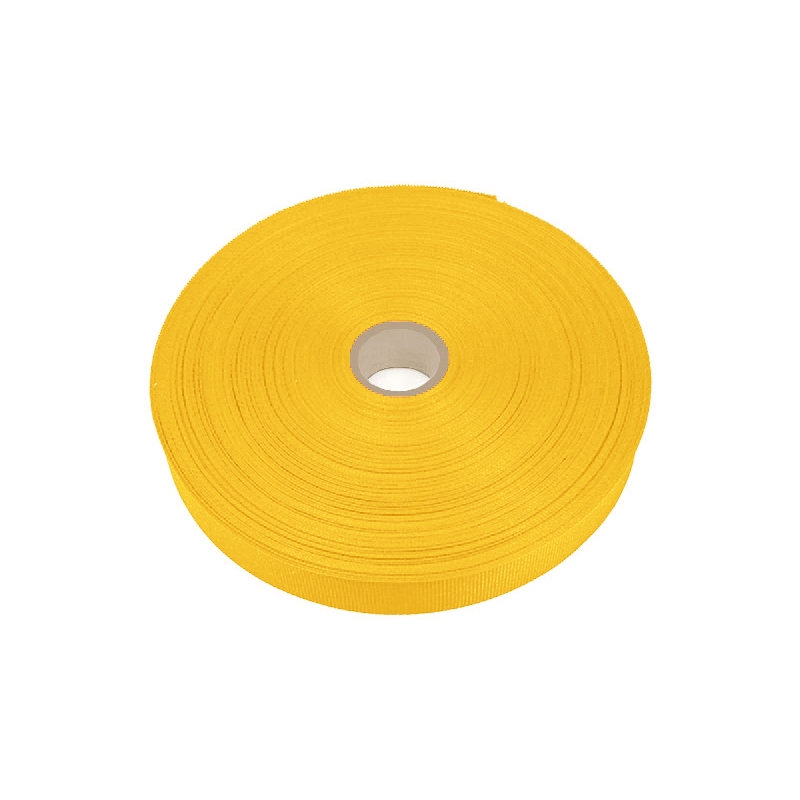 Taśma lamówka rypsowa  20 mm / 0,40 mm żółta (506)